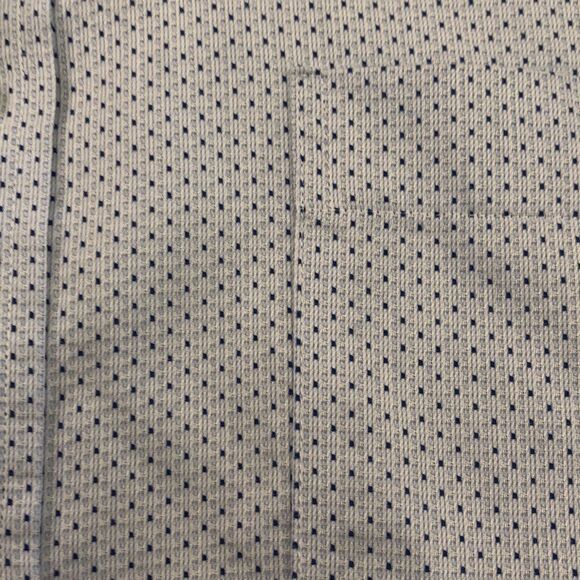 JoS.A.Bank Textured Blue Dot Button Down Dress Shirt - Picture 9 of 12